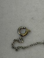 Fine Silver-Tone Necklace Chain with Spring Ring Clasp, Estimated 18 in Length, 1-2 mm Width - 4