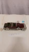 Franklin Mint 1:24 Scale 1930 Duesenberg J Derham Tourster Die-Cast Model - 2