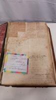 1880s Idaho Ledger & Scrapbook, Leather Bound, Handwritten Accounts & Recipes, 250+ Pages - 2