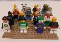 LEGO Minifigure Lot of 16 - Multipack Includes Joker, BB-8, Panda Suit, Assorted Characters - 2