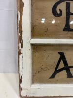 Rustic "Bon Appetit" Kitchen Wall Sign &ndash; Repurposed Window Frame, Distressed Finish, 29"x17" - 2