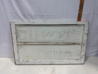 Rustic "Bon Appetit" Kitchen Wall Sign &ndash; Repurposed Window Frame, Distressed Finish, 29"x17" - 3