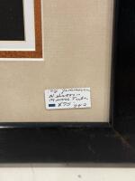 Framed Ethnographic Portrait Photograph &ndash; Black Wood Frame, Matted, Vibrant Cultural Detail, 24"x24" - 2