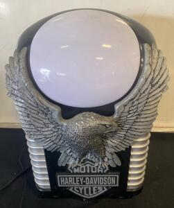 Harley-Davidson Milwaukee Eagle Radio/CD Player Tabletop Jukebox ( Works )