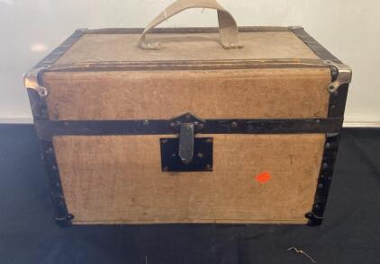 Antique Pettibone Military Uniform Trunk, c. 1880&ndash;1920, Personalized Marking