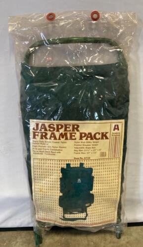 Academy Broadway Jasper Frame Pack 4730, External Frame Backpack, Dark Green, New in Original ( R7 )Packaging