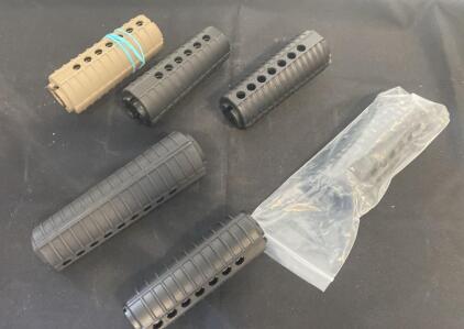 AR-15/M4 Carbine-Length Polymer Handguards &ndash; Black & FDE, Standard Fit