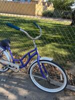Schwinn Perla Cruiser Bicycle, 18" Steel Frame, 26" Wheels, Blue - 2