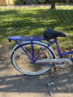 Schwinn Perla Cruiser Bicycle, 18" Steel Frame, 26" Wheels, Blue - 3