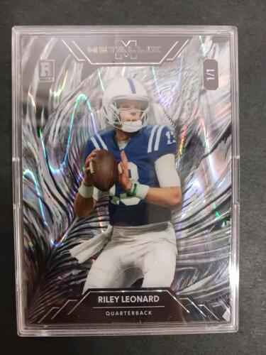 2023 Wild Card METALLIX 1/1 Riley Leonard Rookie Card - Quarterback, Indianapolis, WMMF-RL