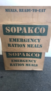 (2) Cases of Meals Ready To Eat (mre)