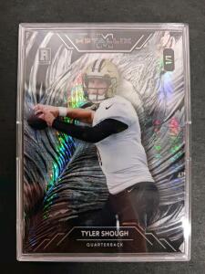 Tyler Shough 2025 Wild Card MetalLix Rookie 1/1 Holofoil Card WMMF-TS New Orleans QB