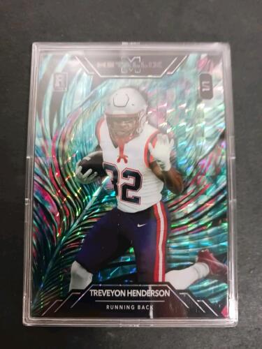 TreVeyon Henderson Wild Card MetalLix Rookie Card 2025 WMMF-TH Holographic New England RB