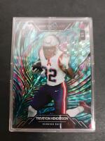 TreVeyon Henderson Wild Card MetalLix Rookie Card 2025 WMMF-TH Holographic New England RB