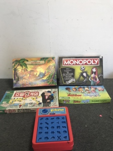 (5) Board Games Including Hotel King ( Korean Monopoly )