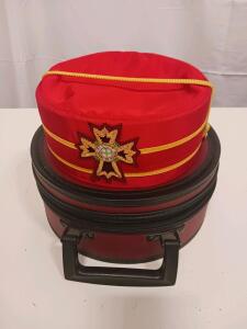 Scottish Rite 33rd Degree Court of Honor Red Cap (Masonic Regalia)