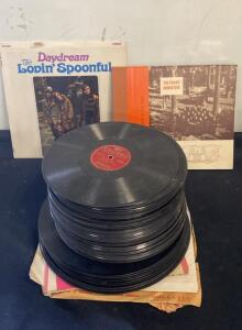 Vintage Vinyl & Shellac Record Lot &ndash; Columbia, 78rpm & LP, 35+ Records, The Lovin' Spoonful, Roy Acuff