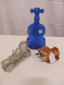 K&ouml;hler Rollover Tin Wind-Up Dog Toy, 1950s, Made in US-Zone Germany
