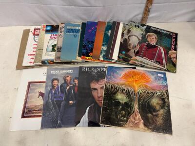 18 Vintage Assorted Vinyl Records