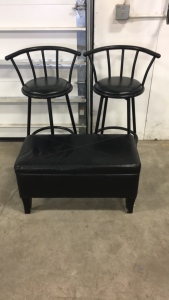 Chairs and Foot Stool