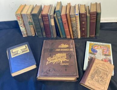 Antique & Vintage Hardcover Book Collection: Zane Grey, Mark Twain, Winston Churchill, and More