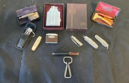 Vintage Ronson Mastercase, Valet AutoStrop Razor, Coca-Cola Opener & More Collectibles Lot