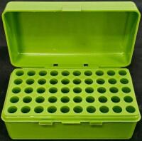 MTM Case-Gard 50 Ammo Storage Boxes with Removable Trays, 50-Round Capacity, Green & White, RCBS Die Storage Box & MTM Case-Gard 50 Round Ammo Boxes with Manuals (#12) - 17