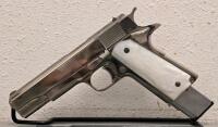 Rock Island Armory M1911 A1-FS .45 ACP, Stainless, Custom Pearl Grips, Serial RIA1704631 - 4