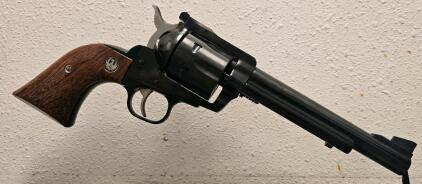Ruger New Model Blackhawk .357 Magnum 6.5" Blued Revolver, SN 37-85638, Case, Lock, Manual