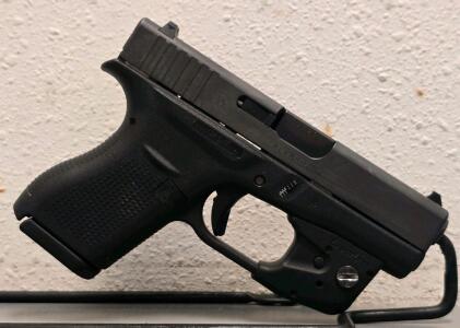 Glock 42 .380 Auto, USA, LaserLyte Laser Sight, Case, SN: ACVM897