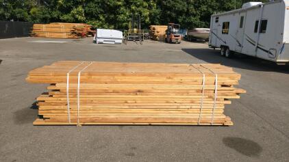 Bunk Of Mixed 2x4, 2x6, 2x8 Untreated Dimensional Lumber, (8'- 10' Lengths)