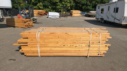 Bunk Of Mixed 2x4, 2x6, 2x8 Untreated Dimensional Lumber, (8'- 10' Lengths)