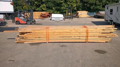 Bunk Of Mixed 2x4, 2x6, 2x8 Untreated Dimensional Lumber, (Approx. 10'-16' Lengths)