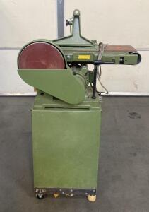Grizzly SD-69 6" x 9" Belt And Disc Sander, 3/4 HP Motor, 1992 Model (Powers On)