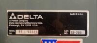 Delta 28-203 14" Floor-Standing Band Saw, 1 HP, Enclosed Cabinet Base, USA, SN: 97I94435 (Powers On) - 4