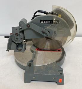 Delta 10-Inch Standard Miter Saw, 15 Amp Motor, Blade Guard Included ( Powers On )