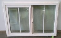 Builders FirstSource Horizontal Vinyl Slider Window, Argon, T-Bar Grid, 2013