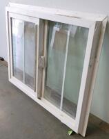 Builders FirstSource Horizontal Vinyl Slider Window, Argon, T-Bar Grid, 2013 - 2