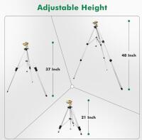 RESTMO O-LS-19 Tripod Impact Sprinkler, 21-48" Height, 85 ft Spray, 360&deg; Adjustable Pattern - 2