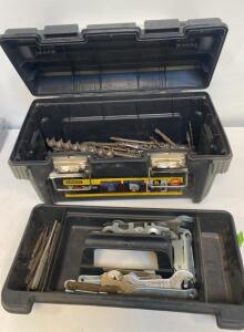 Stanley 20" Pro ToolBox with Assorted Auger Drill Bits and TANAKA Wrenches