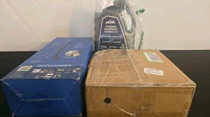 RotoPower Drill-Powered Pressure Washer & Zelus Adjustable Weighted Vest (20-32 lbs) (Shelf FL 4000)