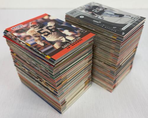 Large Assorted NFL Pro Set, Topps & Playoff Trading Card Collection 1989&ndash;1990s 300+ Cards Including David Grayson, Ron Hall, Darryl Grant, Vince Newsome, and Basil Mitchell