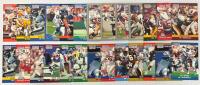 Large Assorted NFL Pro Set, Topps & Playoff Trading Card Collection 1989&ndash;1990s 300+ Cards Including David Grayson, Ron Hall, Darryl Grant, Vince Newsome, and Basil Mitchell - 2