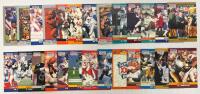 Large Assorted NFL Pro Set, Topps & Playoff Trading Card Collection 1989&ndash;1990s 300+ Cards Including David Grayson, Ron Hall, Darryl Grant, Vince Newsome, and Basil Mitchell - 4
