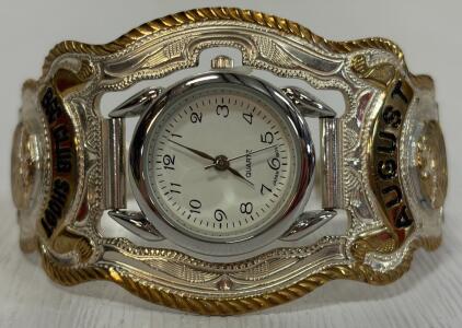 Crumrine Mfg. Western-Style Quartz Wristwatch, BCC Club Shoot High Lady Award, August 2007
