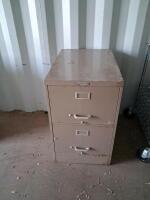 Century 62 Steel 2-Drawer Vertical Filing Cabinet & Oak 2-Drawer File Cabinet Bundle (connect 1) - 3