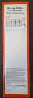 6 Boxes of Simpson Strong-Tie Strong-Bolt 2 Wedge Anchors, 5/8" x 6", Zinc-Plated, Box of 20 - 6