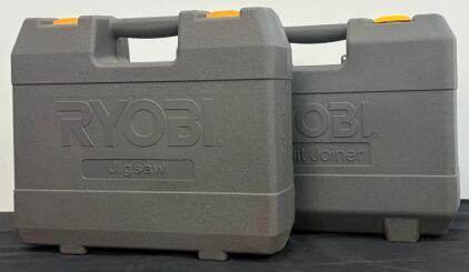 Ryobi Jigsaw and JM82 Biscuit Joiner Set, Corded, w/ Hard Cases & Accessories, 120V