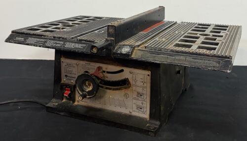 Rockwell Model 31-205 Benchtop Table Saw, 8" Blade, 9.5A, 5300 RPM, Serial 83100386