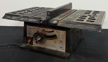 Rockwell Model 31-205 Benchtop Table Saw, 8" Blade, 9.5A, 5300 RPM, Serial 83100386